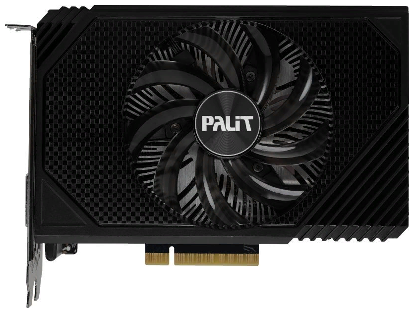 Видеокарта Palit PCI-E 4.0 PA-RTX3050 STORMX NVIDIA GeForce RTX 3050 8192Mb 128 GDDR6 1552/14000 HDMIx1 DPx3 HDCP Ret