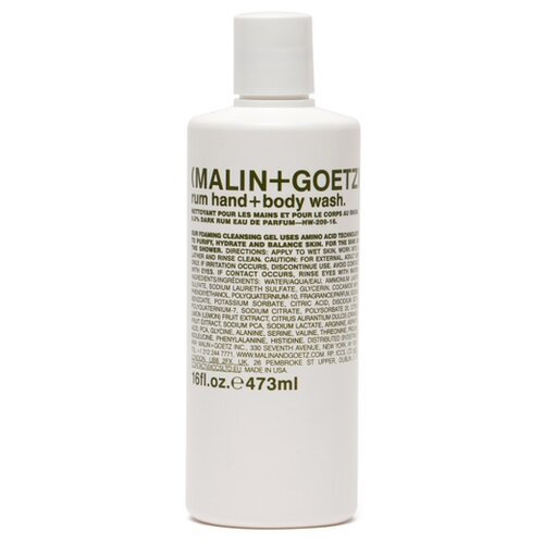 Гель-мыло Malin+Goetz Hand And Body Rum Large белый , Размер ONE SIZE