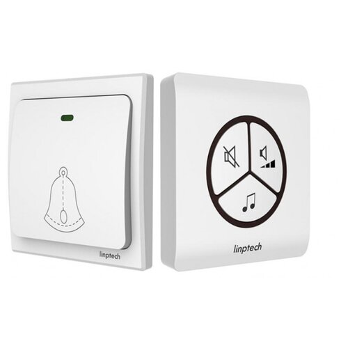 фото Умный дверной звонок xiaomi linptech self powered wireless doorbell g1