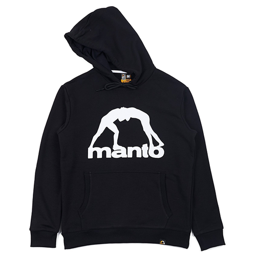 Толстовка спортивная Manto, размер XXL, черный толстовка manto hoodie vibe 21 grey black s