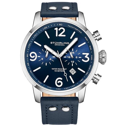 фото Наручные часы stuhrling наручные часы stuhrling 3956.2, синий