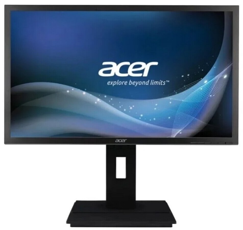 Монитор Acer 23,8" ACER B246HYLAYMDPR Black (IPS, 1920x1080, D-sub+DVI+DP, 6 ms, 178°/178°, 250 cd/m, 100M:1, MM, Pivot)
