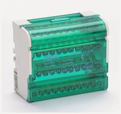 Изображение товара Кросс-модуль ШН-103 на DIN-рейку 4х11 групп 125А DEKraft 32018DEK