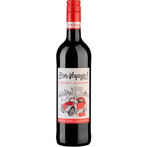 Вино безалкогольное Bon Voyage Cabernet Sauvignon, красное сладкое 0,0%, стекло, 0,75 л 1шт
