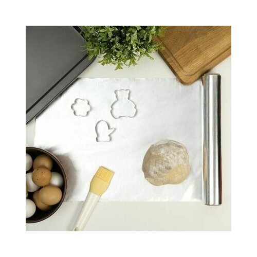 Фольга алюминиевая пищевая / для запекания 29см х 100м х 9мкм