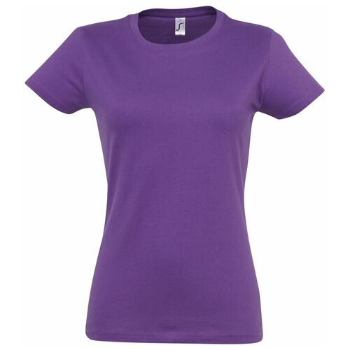 Футболка Sol's, размер S, фиолетовый футболка женская imperial women 190 зеленое яблоко размер s