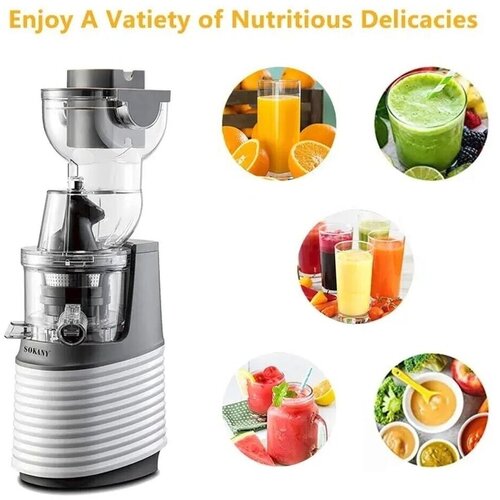 Электрическая соковыжималка BRIGHT TASTEJE-32шнековая300 Вт05лпрямой отжиммощный моторбелый 1430000₽