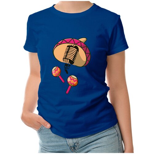 фото Футболка roly, размер l, синий