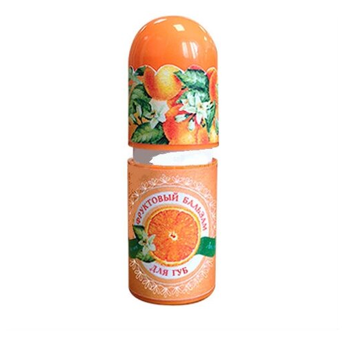 Galant Cosmetic Бальзам для губ Фруктовый Апельсин, бежевый бальзам для губ макарун dia doro фруктовый микс апельсин 10 мл