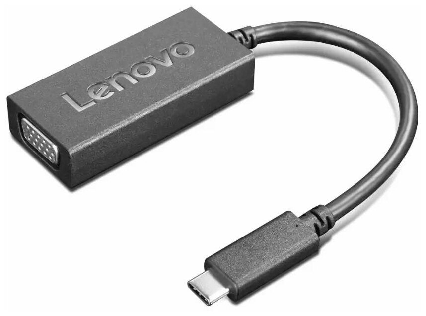 Адаптер для ноутбука Lenovo ThinkPad 4X90M42956 черный USB-C - VGA