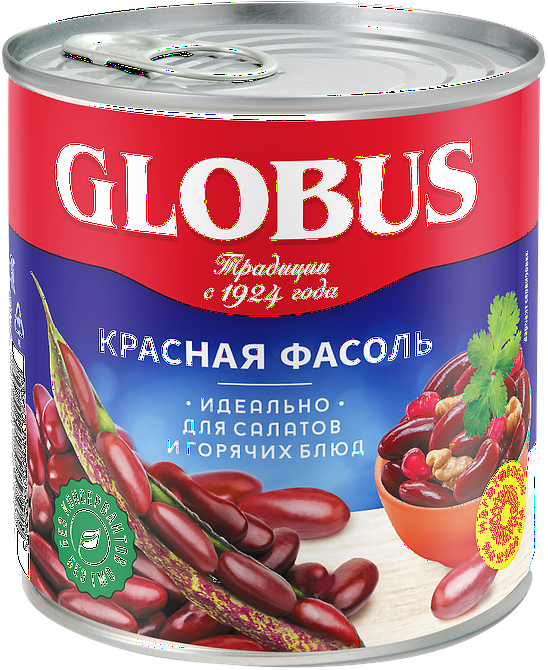 Фасоль Globus красная в с/с 400г