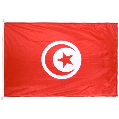 Флаг Туниса с карабинами 90х135 см