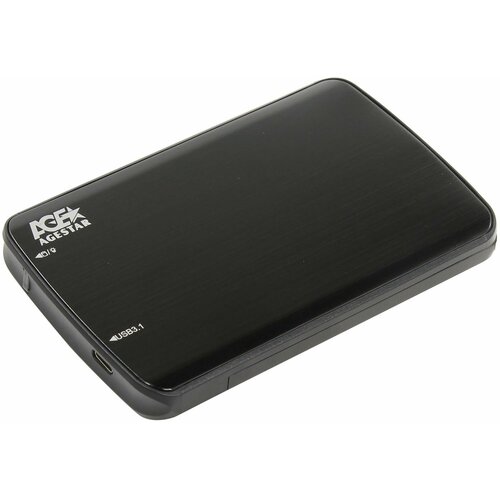 Внешний корпус USB 3.1 AgeStar 31UB2A12C-6G (BLACK) внешний корпус для hdd agestar black 31ub2a12c