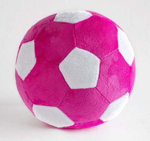 Мягкая игрушка Magic Bear Toys Мяч мягкий цвет розовый/белый 23 см