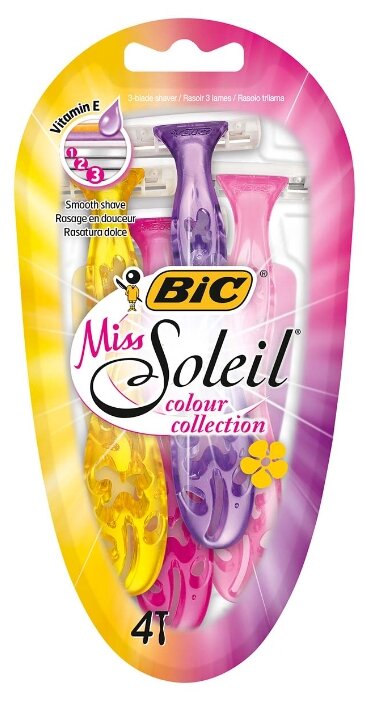 Bic Бритвенный станок Miss Soleil Colour Collection