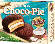 Пирожное Orion Choco Pie кокос, 360 г