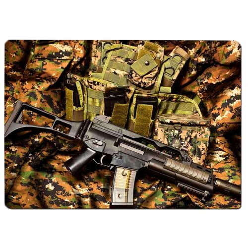 фото Коврик для мыши 100% мужик автомат drabs