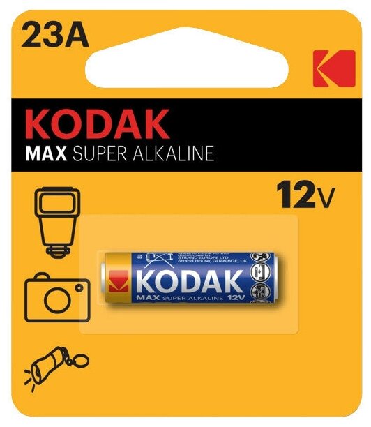 Батарейка KODAK MAX 23A-1BL 12V (1 шт)