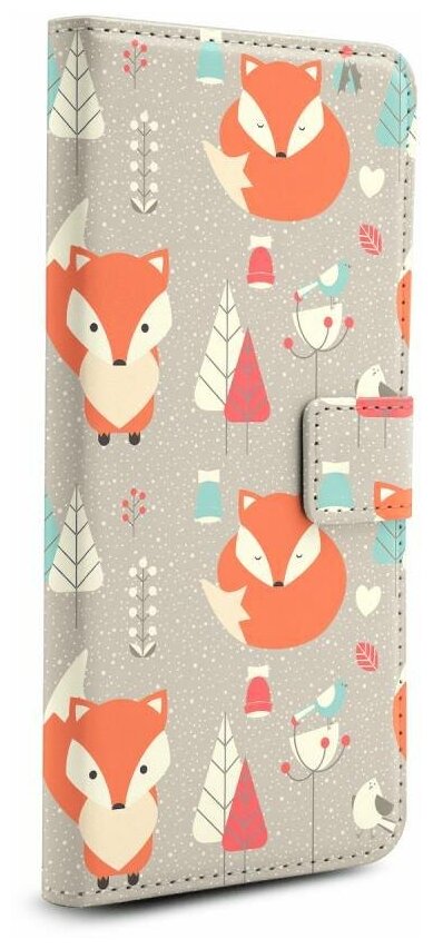 Чехол-книжка "Животный фон 12 book" на Xiaomi Redmi 5 Plus / Сяоми Редми 5 Плюс