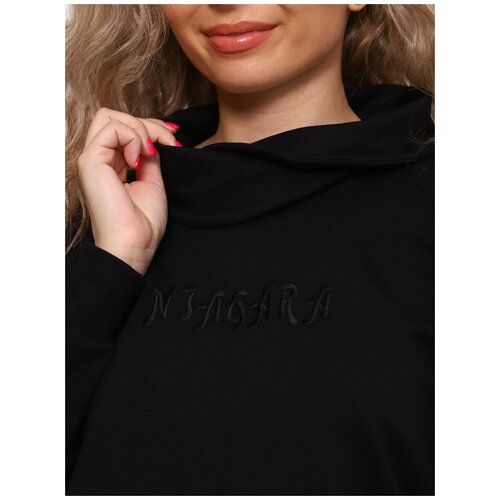 фото Толстовка, размер 52, черный а-ленка