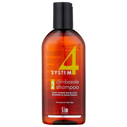 фото Sim Sensitive SYSTEM 4 Climbazole Shampoo 2 Терапевтический шампунь № 2 для сухих, окрашенных и поврежденных волос 215 мл