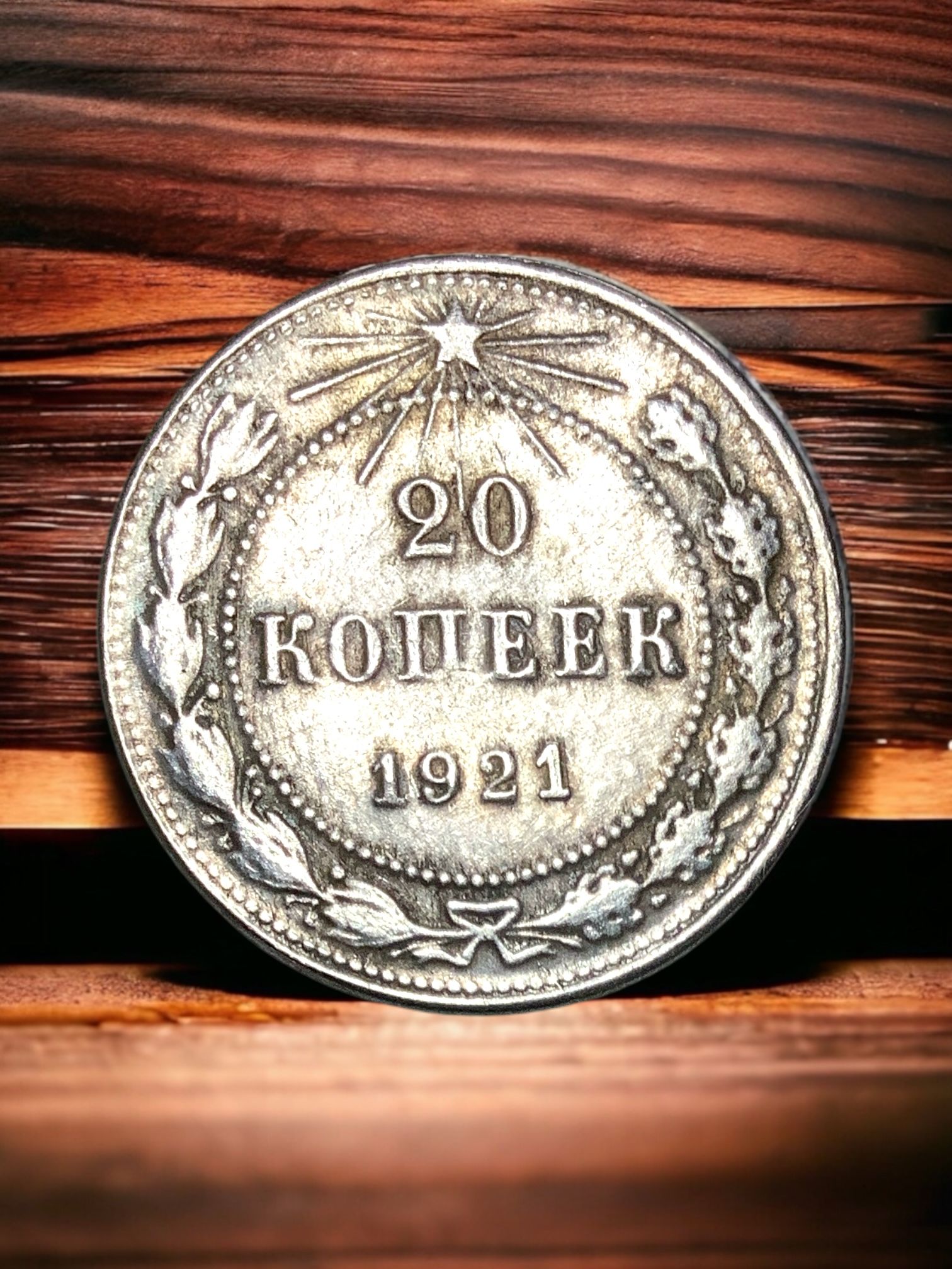 Монета СССР 20 копеек 1921 года