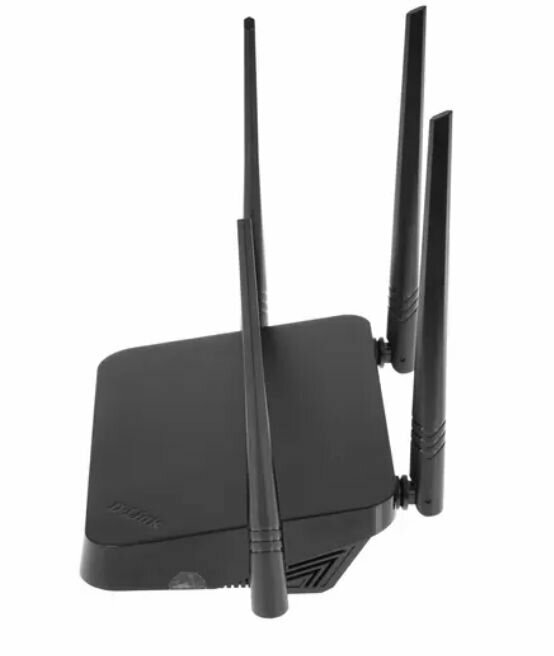 Wi-Fi роутер D-Link DIR-825/RU/I1A 802.11aс 867Mbps 2.4 ГГц 5 ГГц 4xLAN USB LAN черный