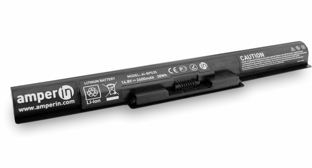 Аккумуляторная батарея Amperin для ноутбука Sony Vaio SVF152 14.8V (2600mAh)