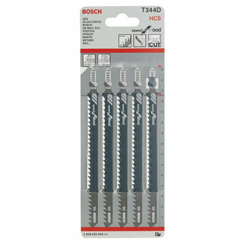 Hzl Kesim Serisi Ahap in T 344 D Dekupaj Testeresi Ba - 5Li Paket 6195₽