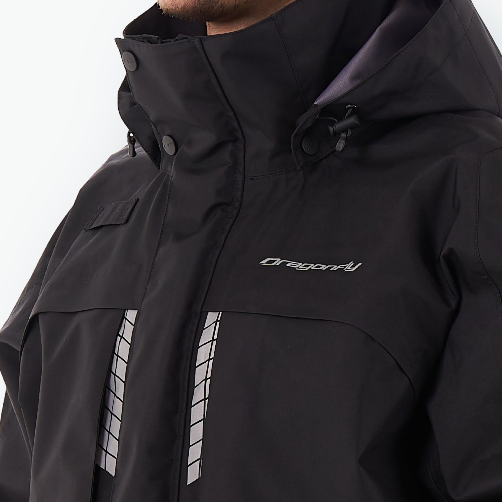 Куртка мембранная Dragonfly QUAD PRO Black 2023 - Черный - Размер XL
