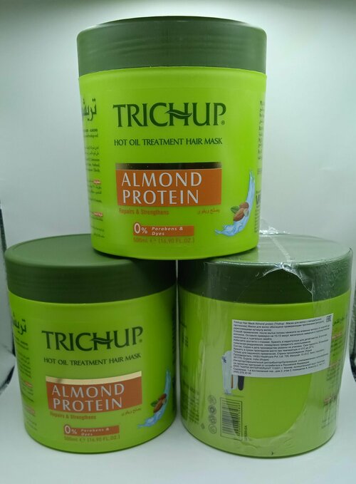 Тричап Маска для волос Trichup с Миндальным протеином (Almond Protein) 500 мл.