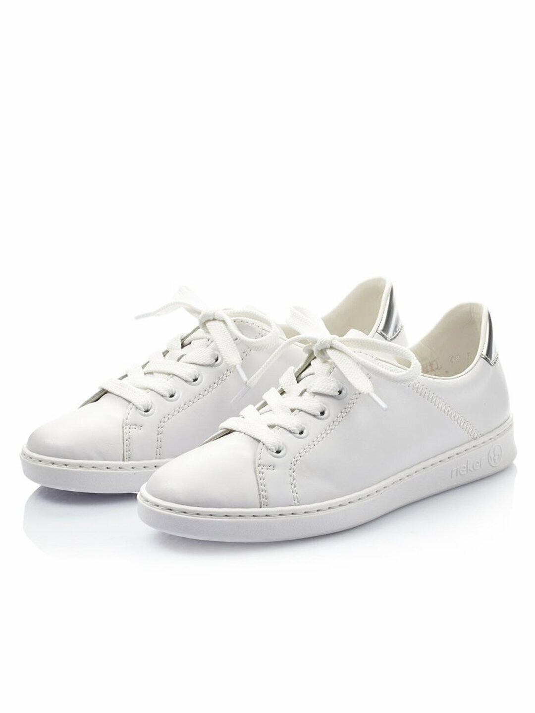 Кеды Rieker, полнота H (EU)/ на широкую стопу, размер 36, белый