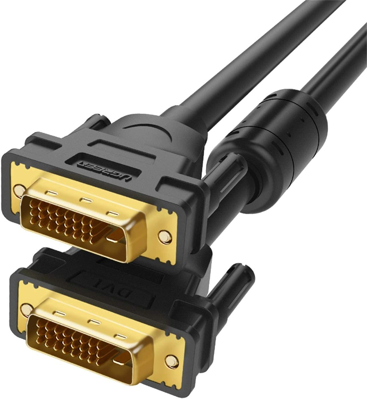 Кабель интерфейсный UGREEN 30741_ DVI (24+5)(M)/VGA(M), 1м, черный - фото №2