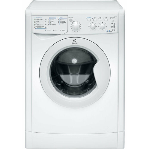 Узкая стиральная машина Indesit IWSB 5105 40 см белый 5 кг 1000 обмин 16 программ 2249000₽