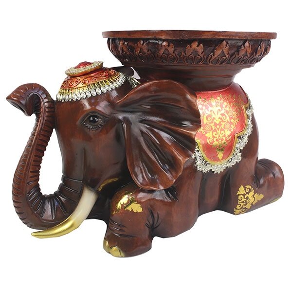 Подставка Слон (цвет красное дерево), 46*29.5*32см KSMR-713091/PP006