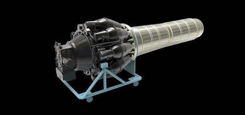 Изображение товара AM4871 Двигатель ВК-1 с тележкой ультрадетализированный Neo, 1/48