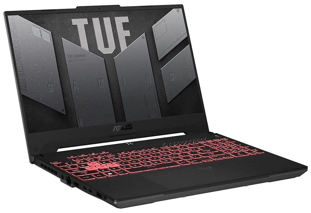 Ноутбук ASUS TUF Gaming A15 2023 FA507NV-LP025 90NR0E85-M008K0 (15.6", Ryzen 5 7535HS/ 16 ГБ/ SSD 512 ГБ/ GeForce® RTX 4060 для ноутбуков) Серый - фото №5