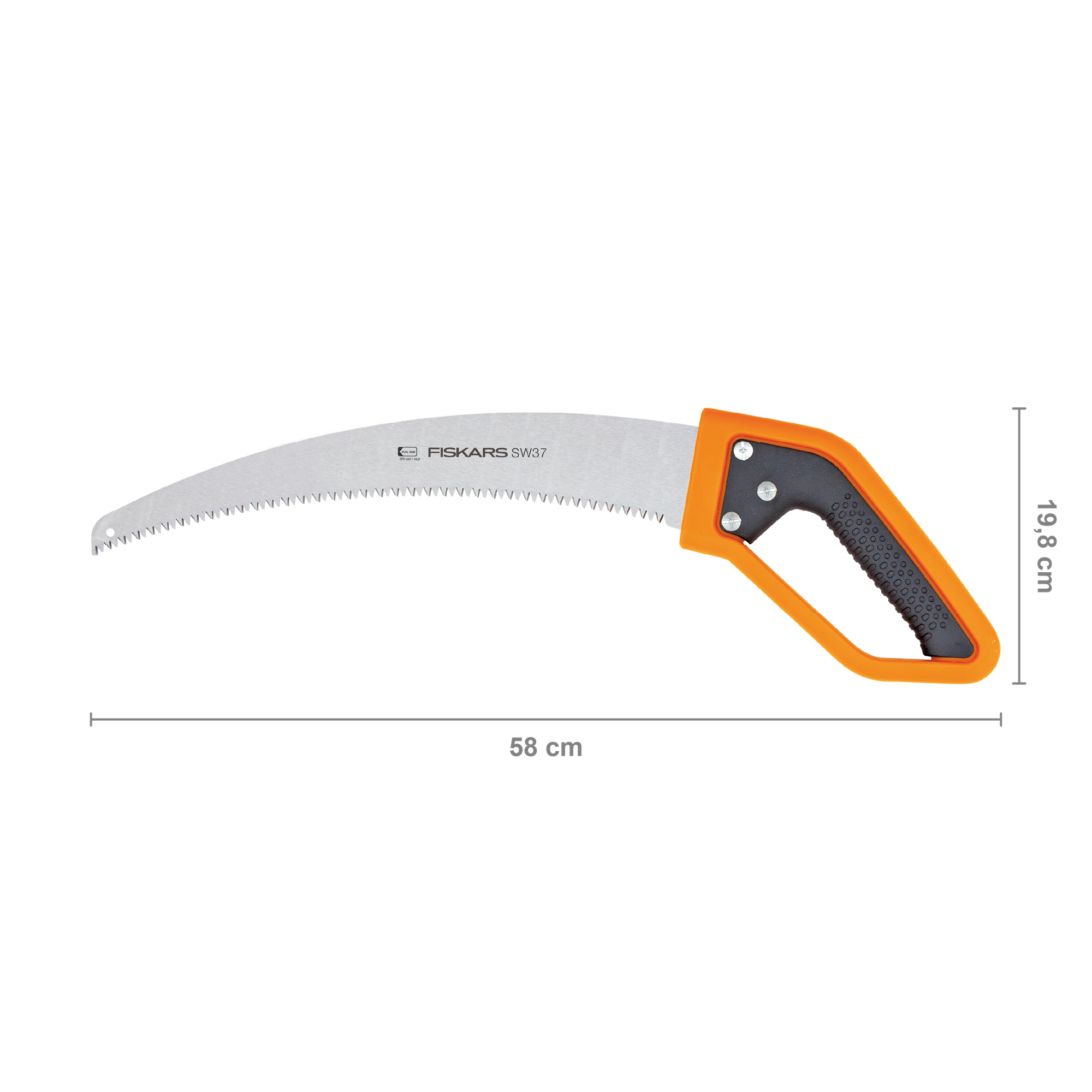 Пила садовая Fiskars SW37 малый черный/оранжевый (1028374) - фото №3