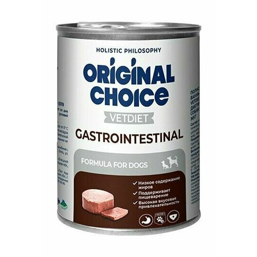 Консервы для собак Original Choice VetDiet Gastrointestinal для профилактики заболеваний ЖКТ, 340 г