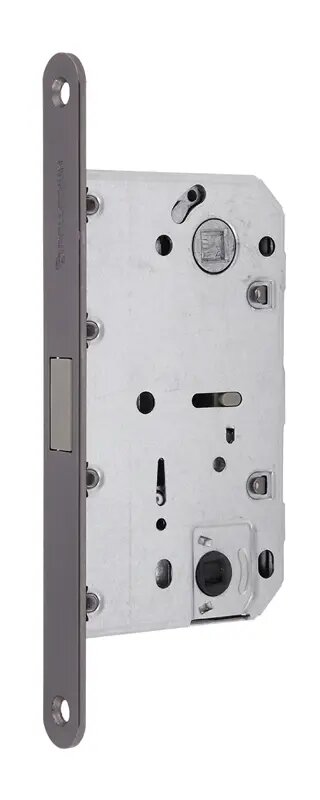 Защелка межкомнатная Palladium 600-M 77x132 мм сталь цвет графит