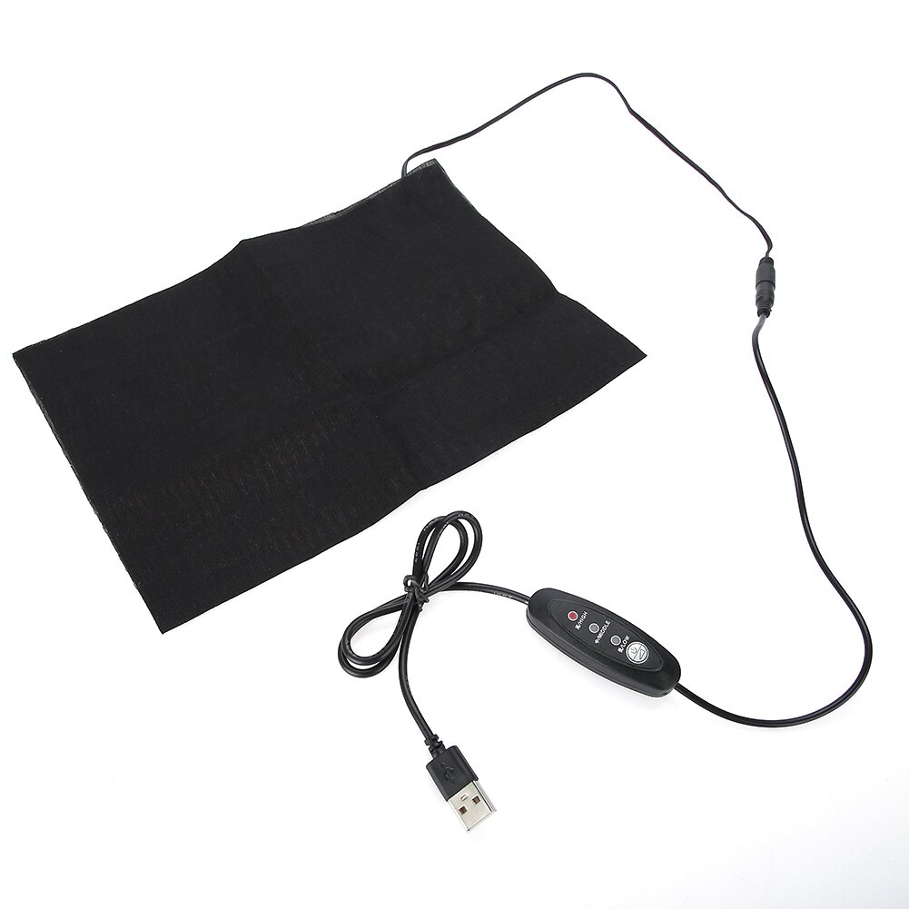 Black Cloth Heater  Pratical Portable Waist Heating Mat  Washed for Lumbar Warming Neck