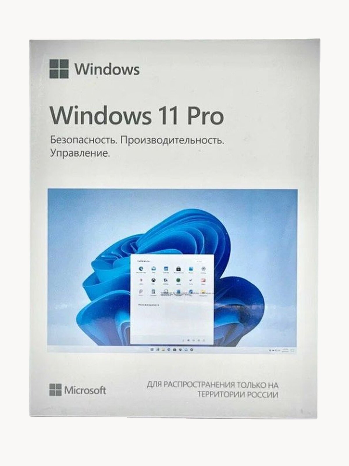 Microsoft Windows 11 Pro, для 1 ПК, Box Slider с USB-носителем