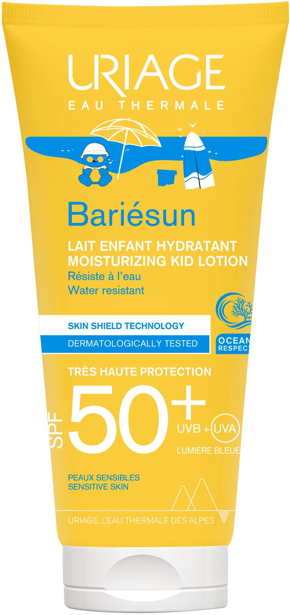 Солнцезащитное детское молочко для лица Uriage Bariesun Lait SPF50+ 100 мл