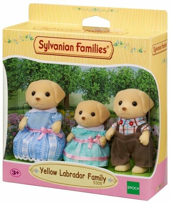 Sylvanian Families Набор Семья Лабрадоров 3 фигурки, 5305