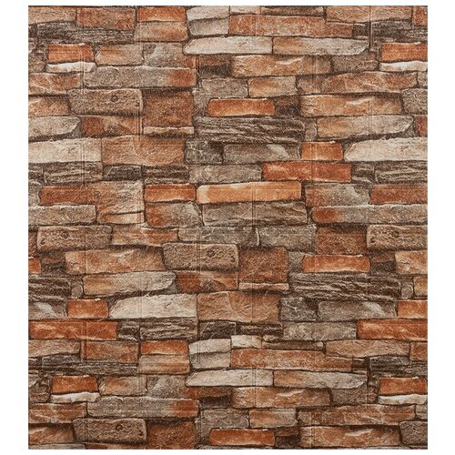 Панель самоклеящаяся Кирпичики 70х77см разноцветный 282₽