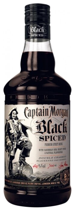 Ром Captain Morgan Black Spiced 0.7 л