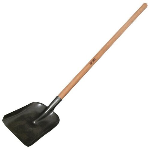 Лопата совковая, L 140 см, деревянный черенок, Greengo лопата совковая l 126 см с рёбрами жесткости деревянный черенок с ручкой