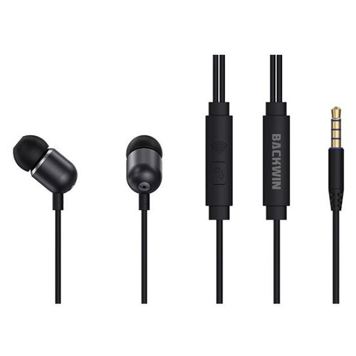 Проводные наушники с гарнитурой Backwin W51 черный 35900₽