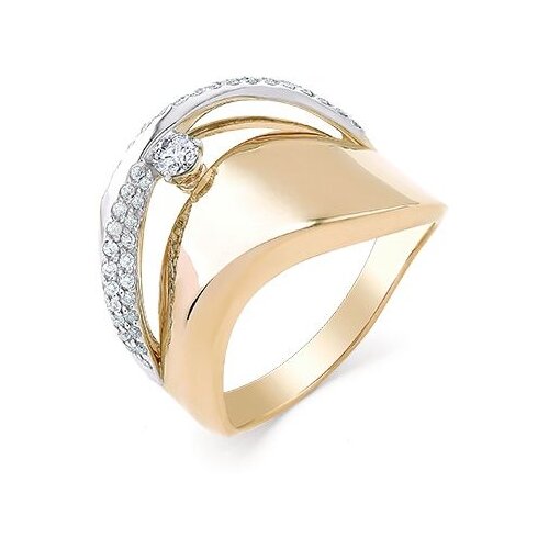 фото Master brilliant кольцо с 55 бриллиантами из красного золота 1-106-997, размер 17