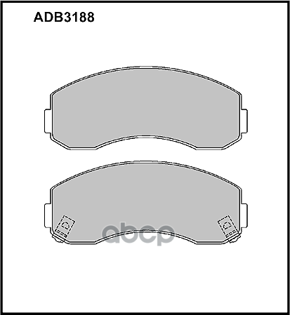 Колодки Тормозные Перед. ALLIED NIPPON арт. ADB3188